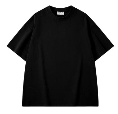 Drop Shoulder T-Shirt (Black)