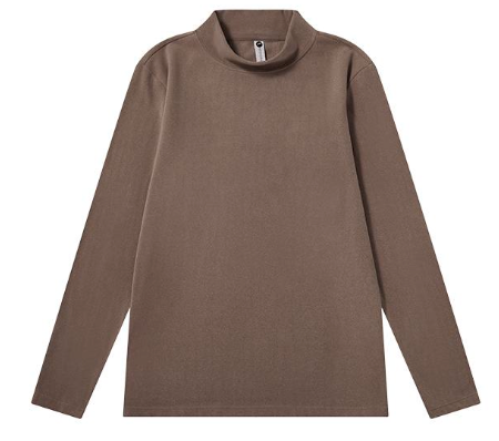 Mockneck Long-Sleeve Base Layer (Coffee)